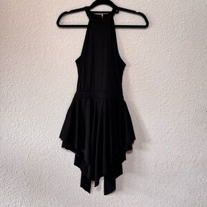 Black Sleeveless romper by FANCY